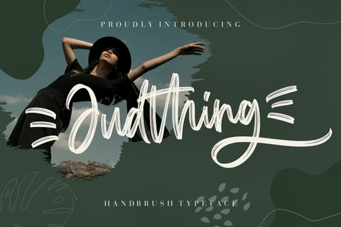 Judthing Handbrush Typeface Font Creatype Studio 