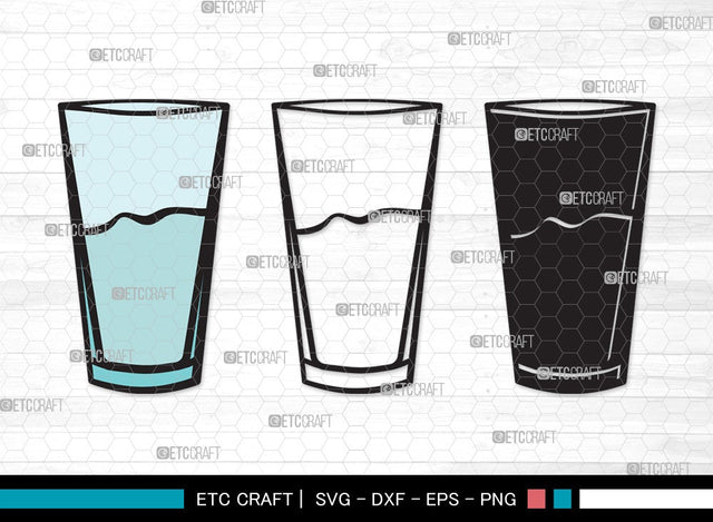 Jug With Glass SVG | Jug Svg | Pitcher Svg | Water Pitcher Svg | Jug With Glass Clipart SVG ETC Craft 