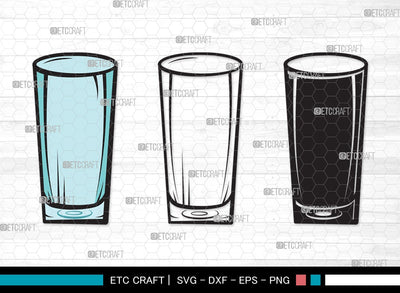 Jug With Glass SVG | Jug Svg | Pitcher Svg | Water Pitcher Svg | Jug With Glass Clipart SVG ETC Craft 