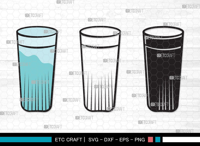 Jug With Glass SVG | Jug Svg | Pitcher Svg | Water Pitcher Svg | Jug With Glass Clipart SVG ETC Craft 