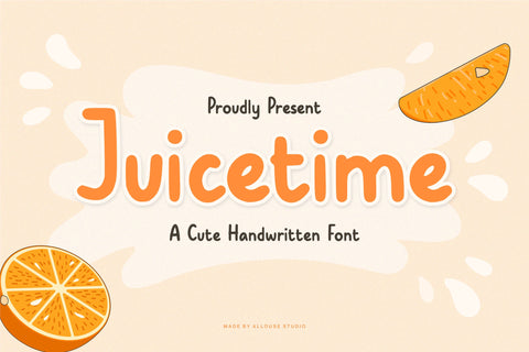 Juicetime Font Allouse.Studio 