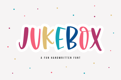Jukebox - Quirky Handwritten Font Font KA Designs 