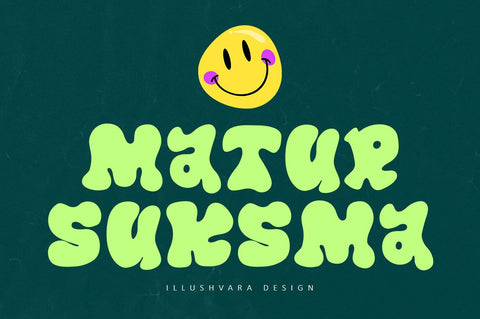 Juki - Bold Display Font Font Illushvara Design 