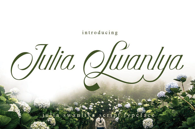 Julia Swanliya Font JH-CreativeFont 