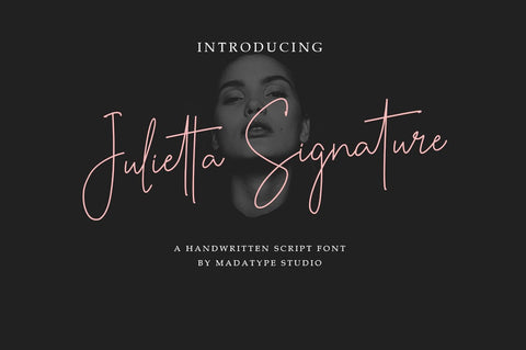 Julietta Signature Font Madatype Studio 