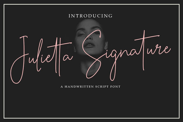 Julietta Signature Font Madatype Studio 