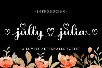 jully julia Font RomieStudio 