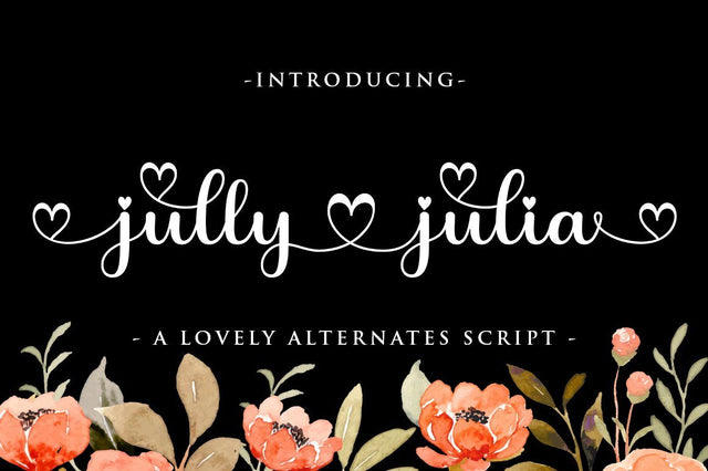 jully julia Font RomieStudio 