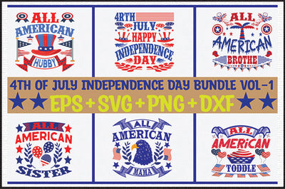 July 4th SVG bundle of cute 4th of july Designs SVG thesvgfactory 