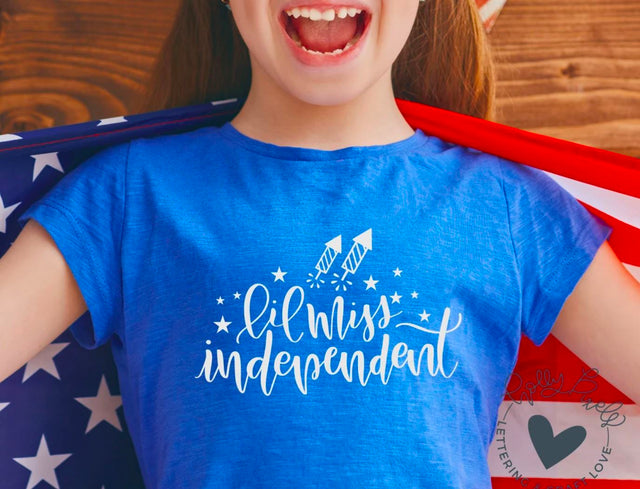 July 4th SVG | Lil Miss Independent | SVG 4th of July SVG So Fontsy Design Shop 