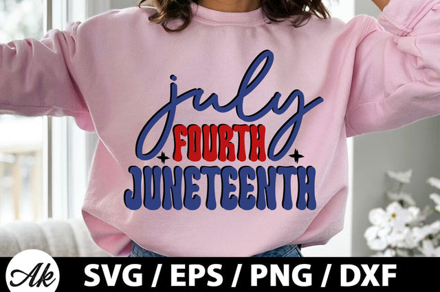 July fourth juneteenth Retro SVG SVG akazaddesign 