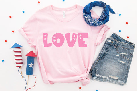 July - Fun Patriotic Font Font KA Designs 