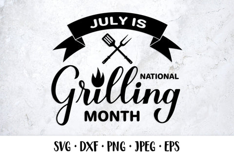 July is National grilling month SVG SVG LaBelezoka 