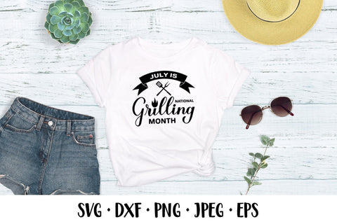 July is National grilling month SVG SVG LaBelezoka 