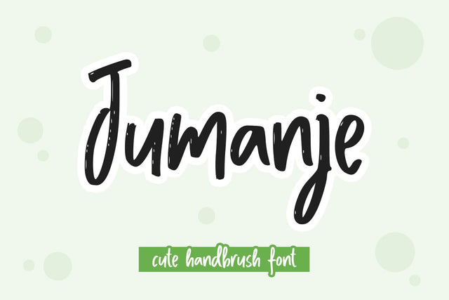 Jumanje Font Abo Daniel Studio 