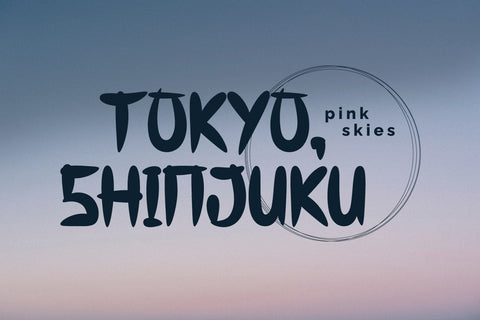 JUMIKO Faux Japanese Font Font twinletter 