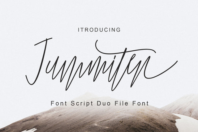 Jummiten Font Duo Font JoeCreative 