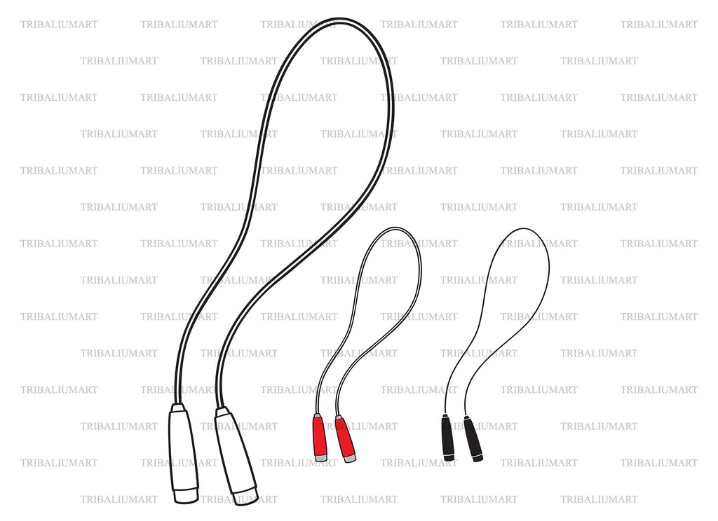Jump rope. Cut files for Cricut. Clip Art silhouette (eps, svg, pdf ...