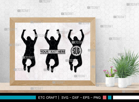 Jumping People Monogram, Jumping People Silhouette, Jumper Svg, Jump Svg, Jumping Svg, Human Jumping Svg, SB00369 SVG ETC Craft 