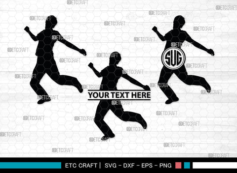 Jumping People Monogram, Jumping People Silhouette, Jumper Svg, Jump Svg, Jumping Svg, Human Jumping Svg, SB00369 SVG ETC Craft 