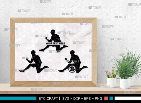 Jumping People Monogram, Jumping People Silhouette, Jumper Svg, Jump Svg, Jumping Svg, Human Jumping Svg, SB00369 SVG ETC Craft 