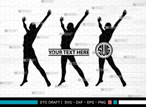 Jumping People Monogram, Jumping People Silhouette, Jumper Svg, Jump Svg, Jumping Svg, Human Jumping Svg, SB00369 SVG ETC Craft 