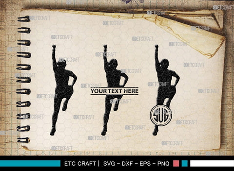 Jumping People Monogram, Jumping People Silhouette, Jumper Svg, Jump Svg, Jumping Svg, Human Jumping Svg, SB00369 SVG ETC Craft 