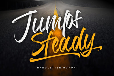 Jumps Steady Script Font Creatype Studio 