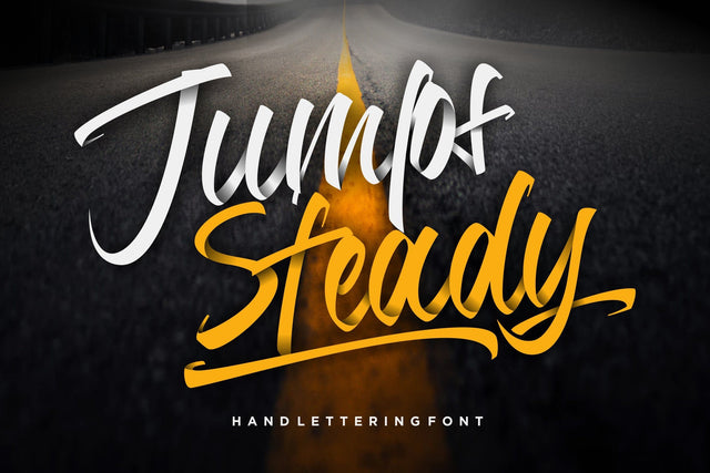 Jumps Steady Script Font Creatype Studio 