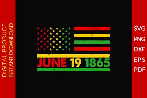 June 19 1865 Juneteenth SVG PNG PDF Cut File SVG Creativedesigntee 