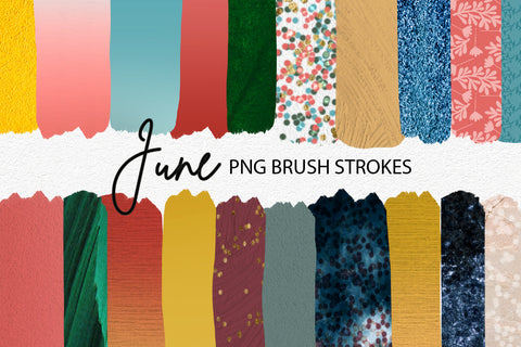 June Brush Stroke Sublimation Watches PNG Sublimation Illuztrate 
