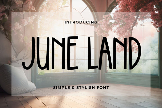 June Land Font Abo Daniel Studio 