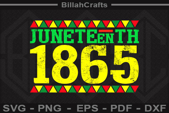 Juneteenth 1865 Afro African American SVG File SVG BillahCrafts 