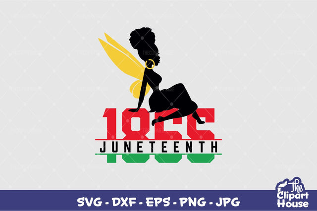 Juneteenth 1865 Fairy 2 SVG The Clipart House 