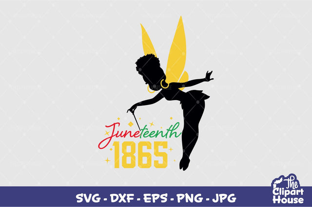 Juneteenth 1865 Fairy SVG The Clipart House 