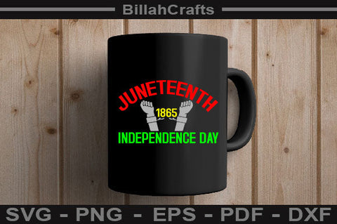 Juneteenth 1865 Independence Day SVG File SVG BillahCrafts 
