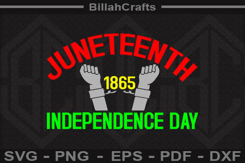 Juneteenth 1865 Independence Day SVG File SVG BillahCrafts 