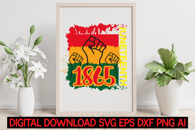 Juneteenth 1865 svg cut file SVG Blessedprint 