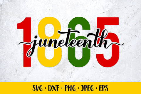 Juneteenth 1865 SVG. Freedom Day. Black history holiday SVG LaBelezoka 