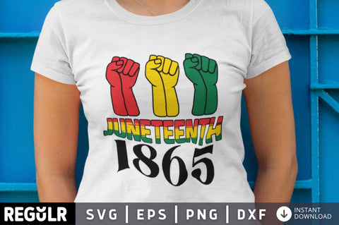 Juneteenth 1865 SVG SVG Regulrcrative 