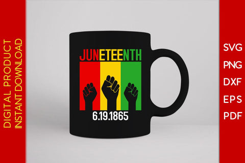 Juneteenth 6.19.1865 SVG PNG PDF Cut File SVG Creativedesigntee 