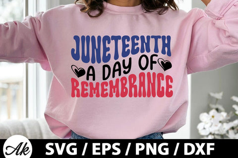 Juneteenth a day of remembrance Retro SVG SVG akazaddesign 