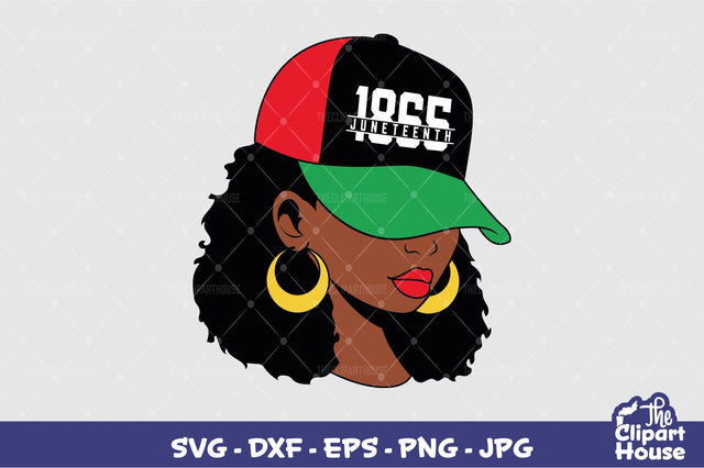 Juneteenth African American Woman 2 SVG The Clipart House 