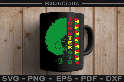 Juneteenth Afro African American SVG File SVG BillahCrafts 