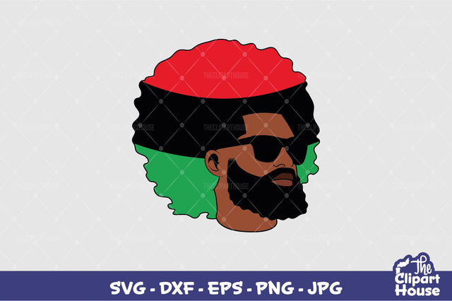 Juneteenth Afro Man SVG The Clipart House 