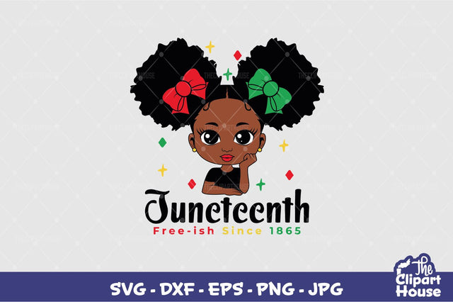Juneteenth Black Girl SVG The Clipart House 