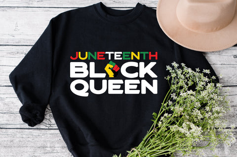 Juneteenth black queen SVG, Black History SVG SVG Fauz 