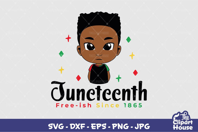 Juneteenth Boy 3 SVG The Clipart House 