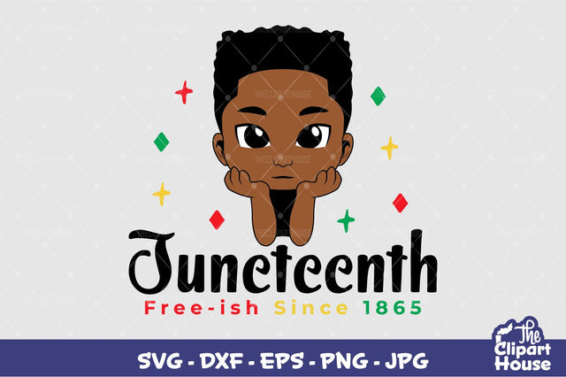 Juneteenth Boy SVG The Clipart House 