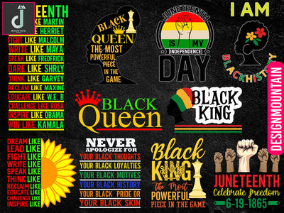 Juneteenth Bundle PNG Sublimation Design, Juneteenth Bundle PNG, 1865 Juneteenth png, Black History png Sublimation Alihossainbd 